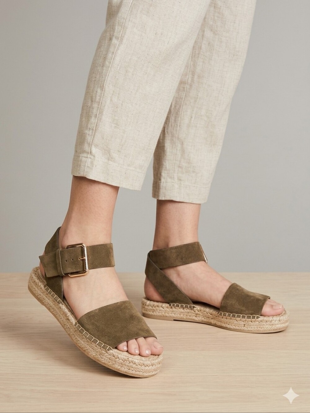 REVOLVE Raye Espadrilles Damien Flatform Sandals Shoes Size 6
